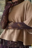 Tiby Cashmere Touch Layering Top Baroque Country Bloom Chocolate